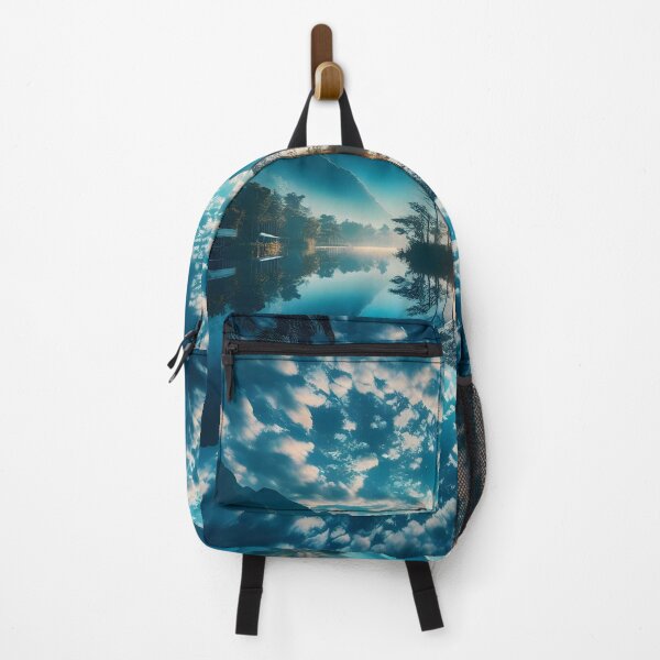 Item preview, Mirrored Skies Over Serene Valley designed and sold by EnigmaGallery.