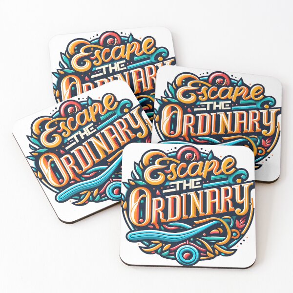 Item preview, Escape the ordinary, typography designed and sold by maxmaj.