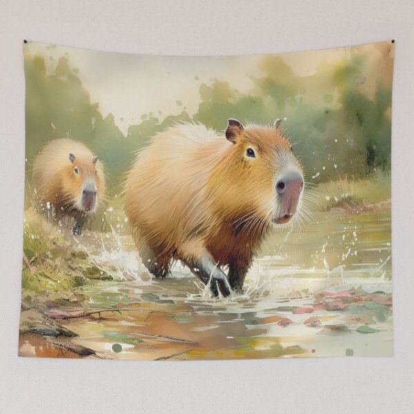 Item preview, Capybara Art #22 | Capybara Lovers designed and sold by ksgraphics222.