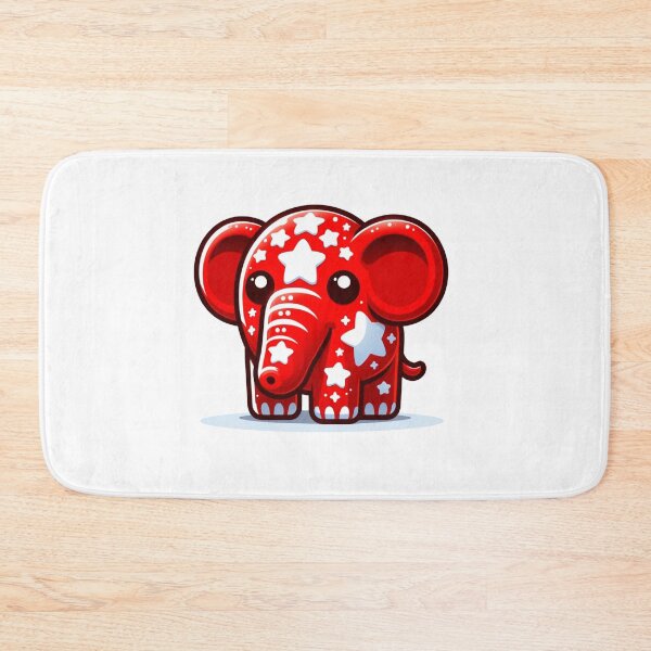 Item preview, Small Cute Red Republican Elephant with White Stars designed and sold by kylmllr101684.