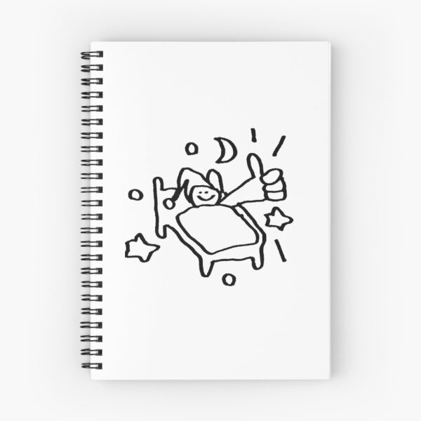 Item preview, person giving thumbs up in bed designed and sold by indie cottage.
