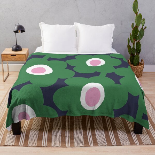 Item preview, Iconic Modern Finnish Garden in Navy, Green and Pink designed and sold by Deutschic.