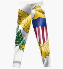 Amerikanische Jungferninseln-Flagge Leggings