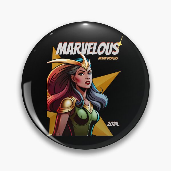 Item preview, Superhero Woman Marvelous 2024 Gold Crown Comic Queen designed and sold by Melan Designs.