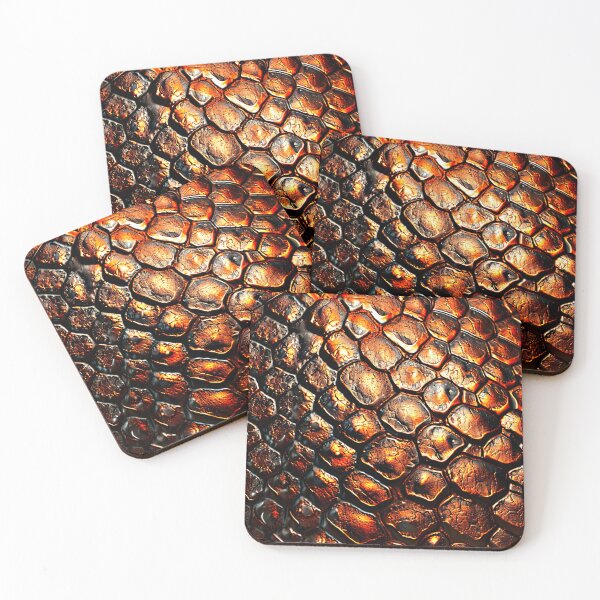 Item preview, Snakeskin Copper Snake Serpent Animal Print Viper Fashion designed and sold by couture-rapture.