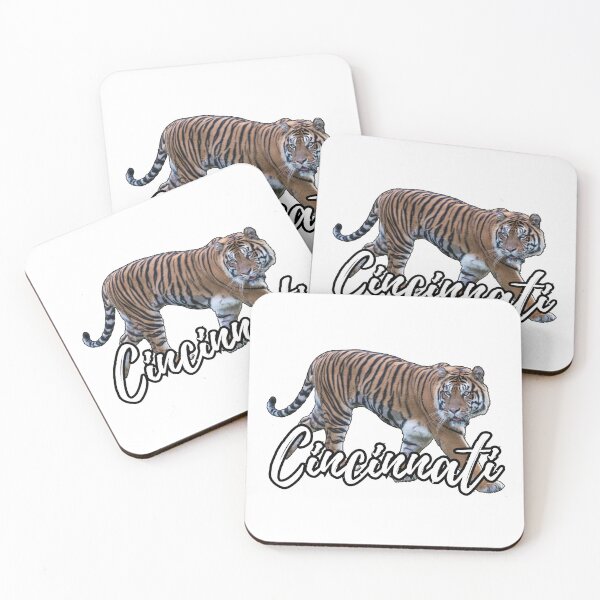 Item preview, Cincinnati Bengal Tiger and City's Name Spelled out in Cursive designed and sold by kylmllr101684.