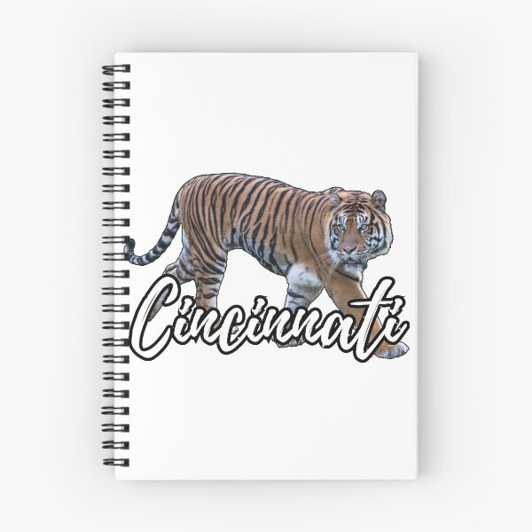 Item preview, Cincinnati Bengal Tiger and City's Name Spelled out in Cursive designed and sold by kylmllr101684.