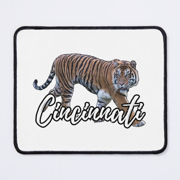 Item preview, Cincinnati Bengal Tiger and City's Name Spelled out in Cursive designed and sold by kylmllr101684.