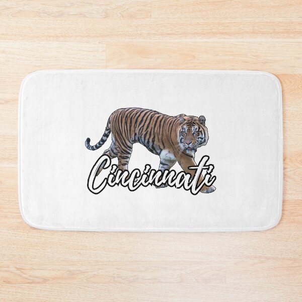 Item preview, Cincinnati Bengal Tiger and City's Name Spelled out in Cursive designed and sold by kylmllr101684.