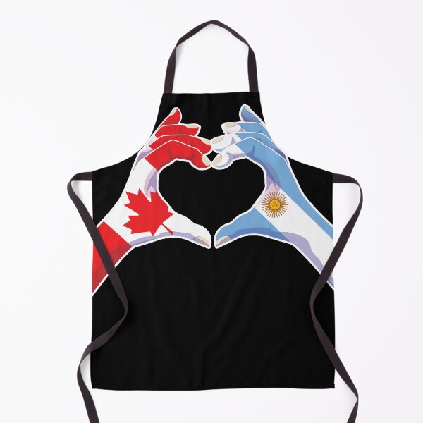 Item preview, Argentina Argentine Argentinean Argentinian Canadian Canada Love Heart Peace designed and sold by FlagX.