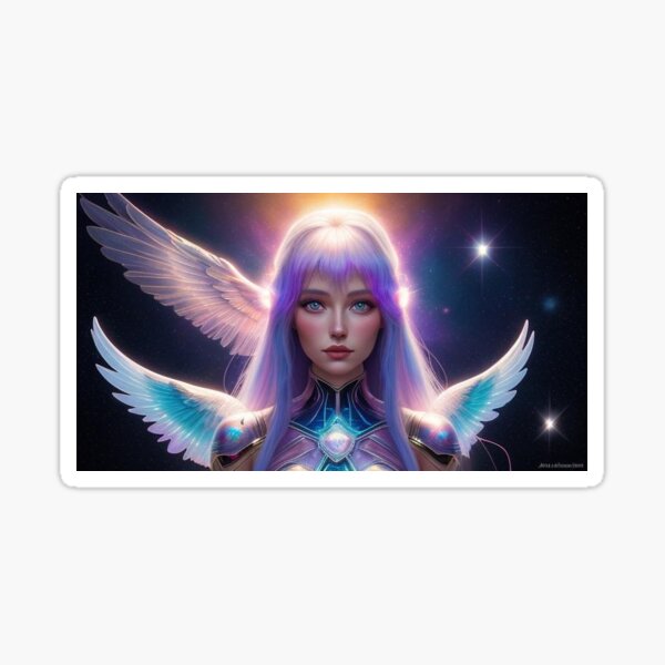 Slay Angels | Slay Babes | Cosmic Angel Girl Club | Angel Girl #slay Sticker