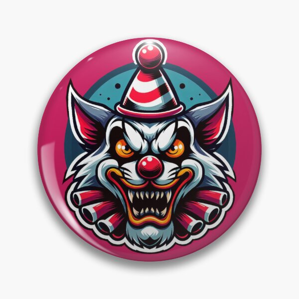 Item preview, Creepy Clown Cat designed and sold by SnoopKittysCats.
