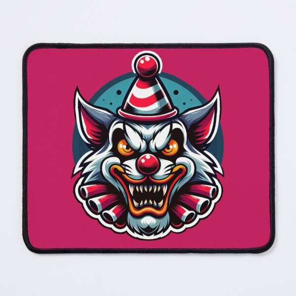 Item preview, Creepy Clown Cat designed and sold by SnoopKittysCats.