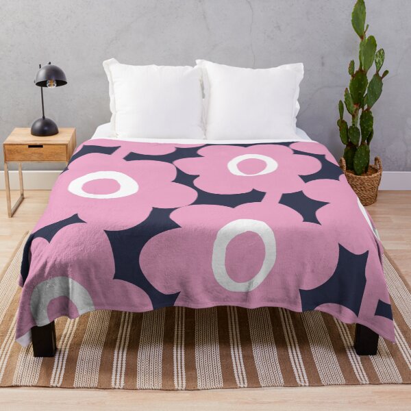 Item preview, Iconic Modern Finnish Garden in Pink and Navy Blue designed and sold by Deutschic.