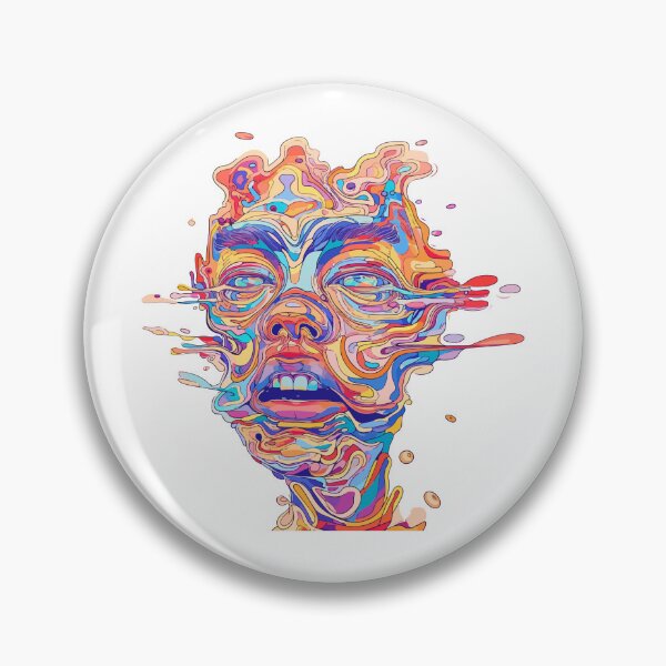 Item preview, Abstract melting face designed and sold by TheRealmWithin.