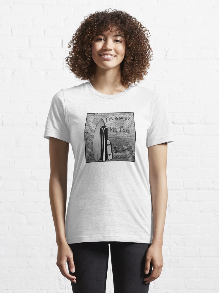 Alternate view of Bored Boards Graffiti Walls! Essential T-Shirt