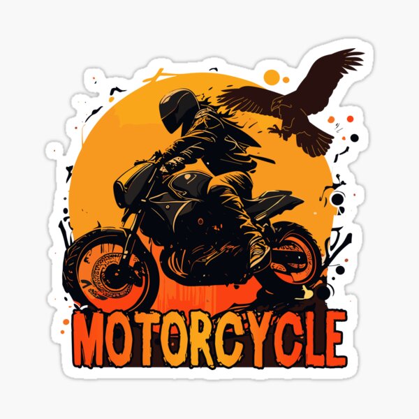 Orange Cycopath Decal