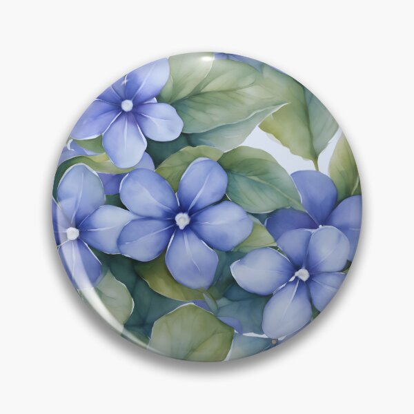Item preview, Watercolor Periwinkle Pastiche designed and sold by colorvisionart.