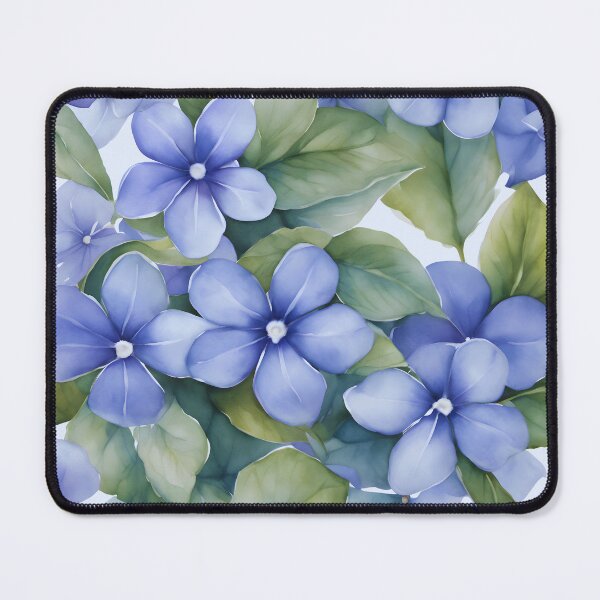 Item preview, Watercolor Periwinkle Pastiche designed and sold by colorvisionart.