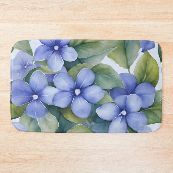 Item preview, Watercolor Periwinkle Pastiche designed and sold by colorvisionart.