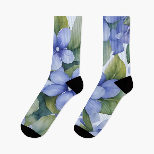 Item preview, Watercolor Periwinkle Pastiche designed and sold by colorvisionart.