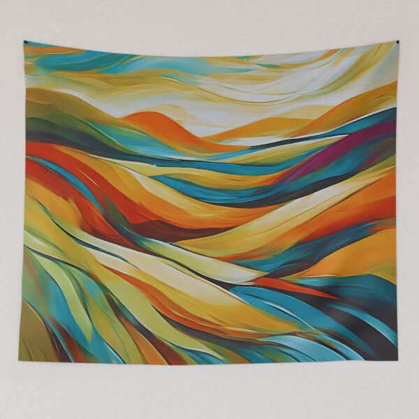 Item preview, Whispers of the Wind Abstract Art designed and sold by colorvisionart.