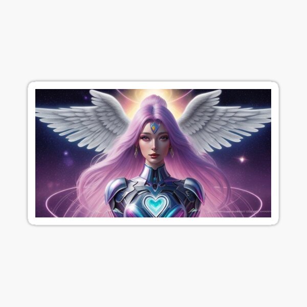 Slay Angels | Cosmic Angel Girl Club | Angel Girl | Slay Babe #slay Sticker