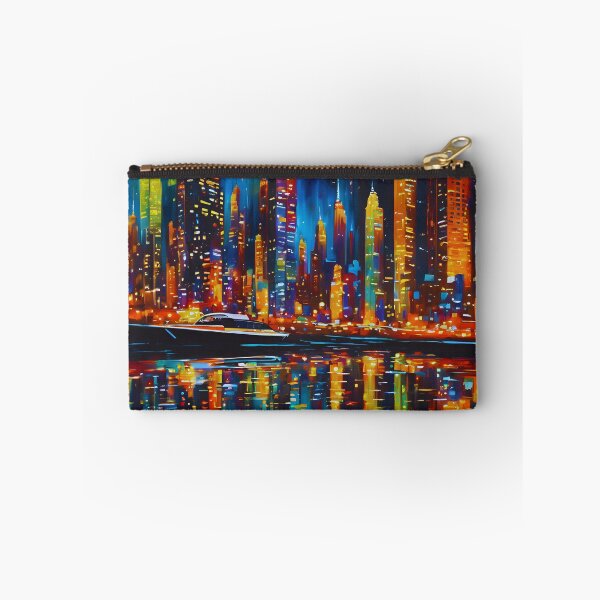Item preview, City Lights Reflections | Mesmerizing Urban Night designed and sold by colorvisionart.