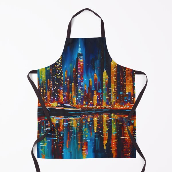 Item preview, City Lights Reflections | Mesmerizing Urban Night designed and sold by colorvisionart.