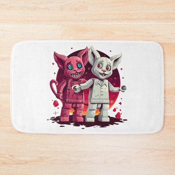 Item preview, Devil and angel crazy cat designed and sold by TheRealmWithin.