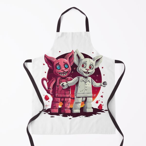 Item preview, Devil and angel crazy cat designed and sold by TheRealmWithin.
