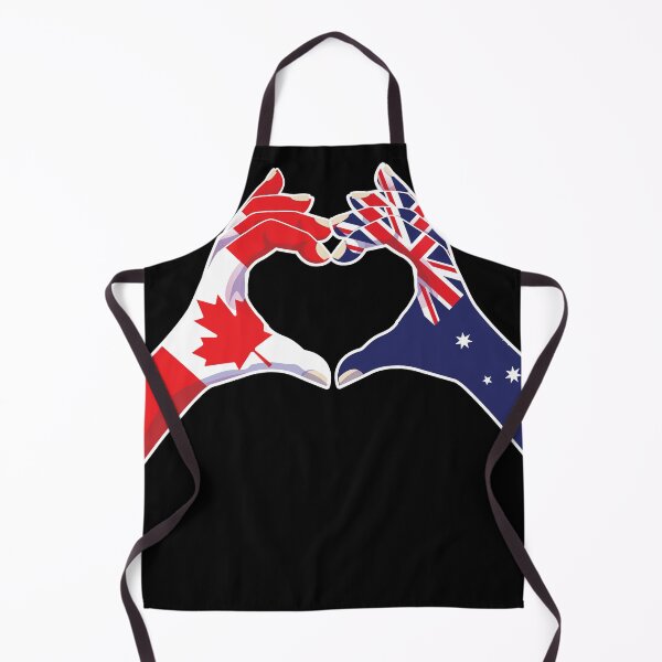 Item preview, Australian Australia Canadian Canada Love Heart Peace designed and sold by FlagX.