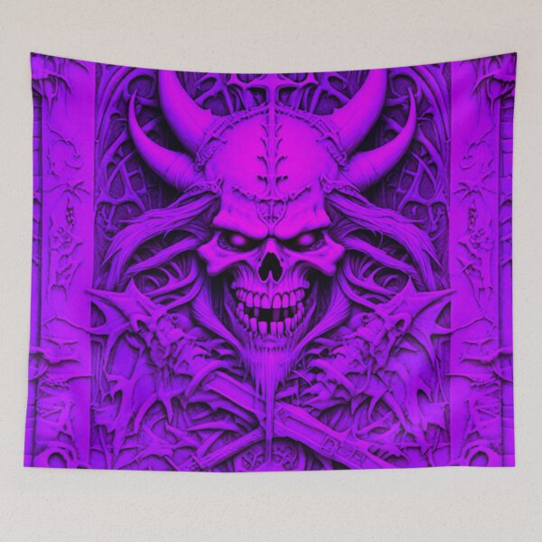 Item preview, Calaveras y dagas de heavy metal death metal designed and sold by TheDarkWardrobe.