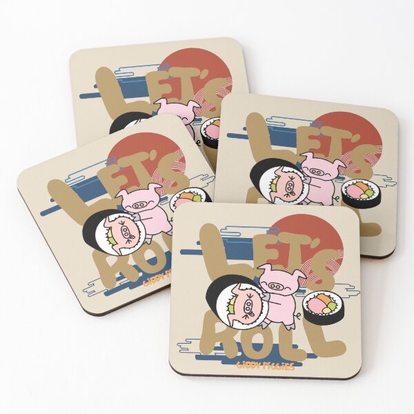 Artikelvorschau, Giddy Piggies Lass uns Sushi rollen entworfen und verkauft von Giddy Piggies.