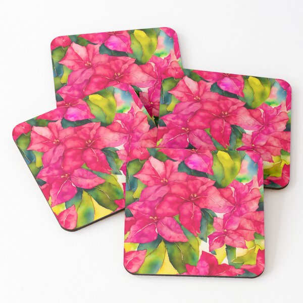 Item preview, Watercolor Bougainvillea Ballet designed and sold by colorvisionart.