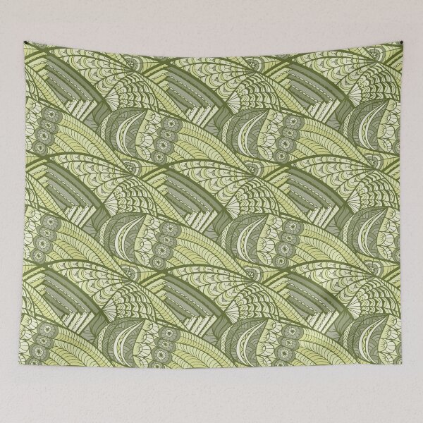 Item preview, Abstract seamless pattern in doodle style designed and sold by lamarmarina.