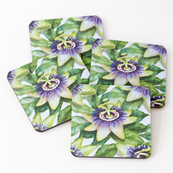 Item preview, Watercolor Passionflower designed and sold by colorvisionart.