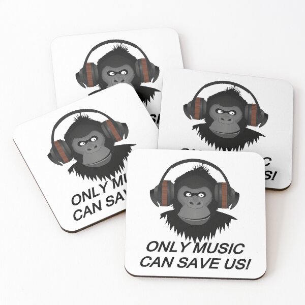 Item preview, Only Music Can Save Us Monkey designed and sold by coolpixeltik.