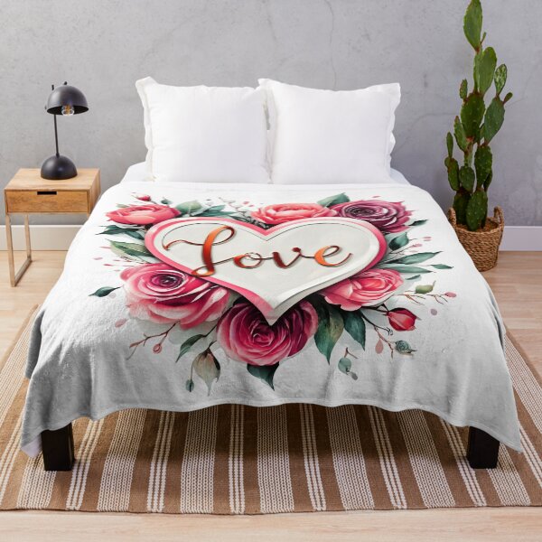 Item preview, Blooming Love: A Heartfelt Valentine's Embrace designed and sold by Delemore Art.