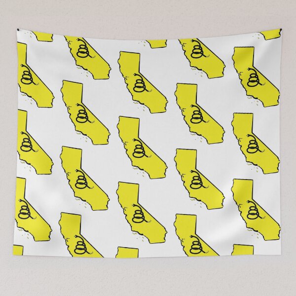 Item preview, DONT TREAD ON ME - Modern Gadsden Snake Flag CALIFORNIA designed and sold by pelagio.