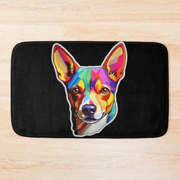 Item preview, Basenji in WPAP style designed and sold by CUTEDOGGIEZ.