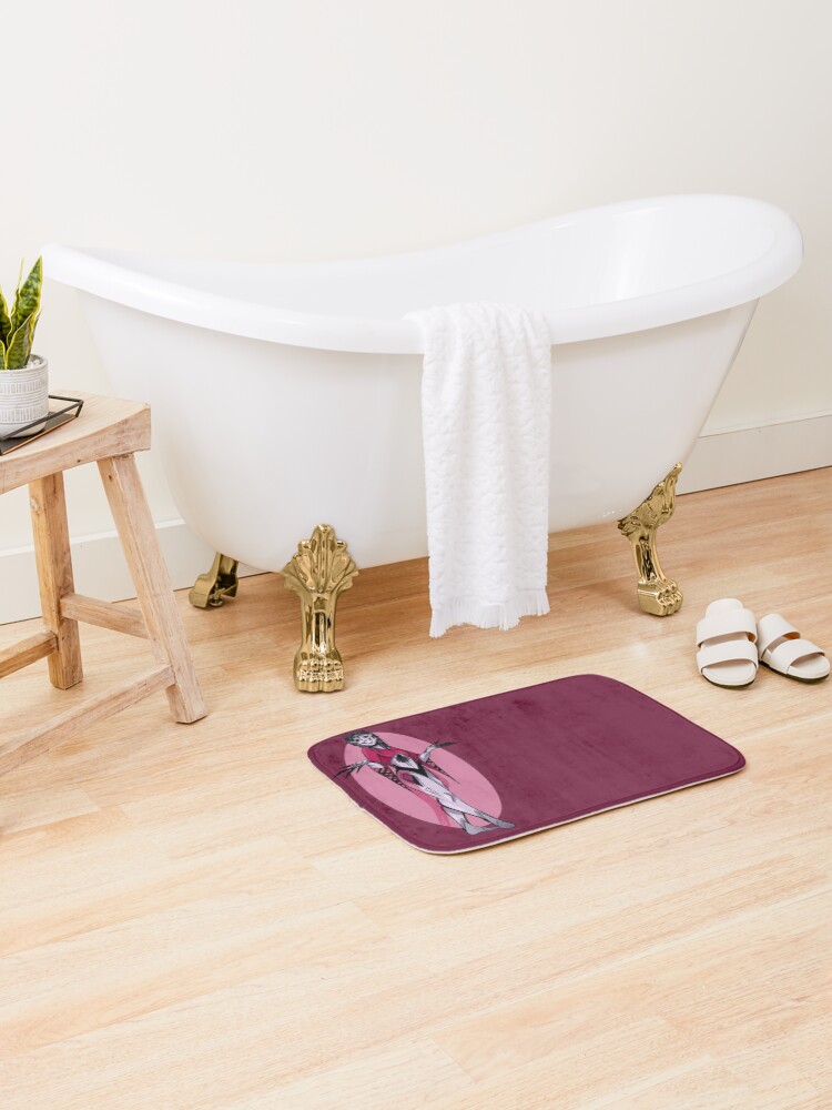 Thumbnail 2 of 6, Bath Mat, Sly By designed and sold by RabidDevilRay.