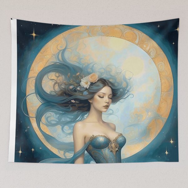 Item preview, Night walk lady designed and sold by ArtfullMinds.