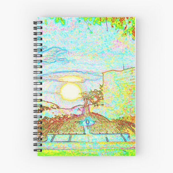 Item preview, Sunset over The Dillingham Fountain at Gold Coast designed and sold by R-F-B.
