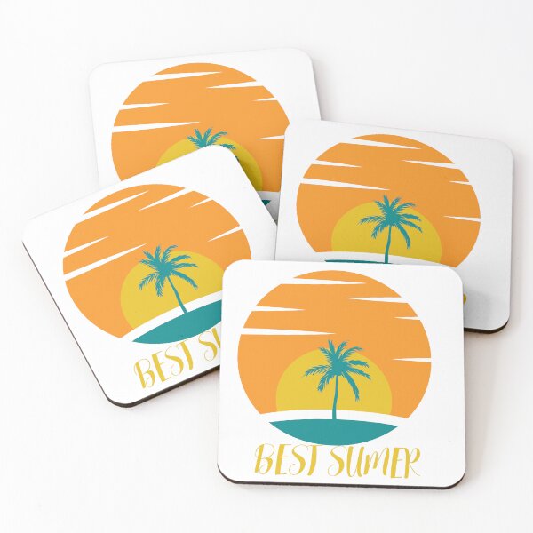 Item preview,  BEST SUMMER- PALM TREES designed and sold by BLACK DESIGNER⭐⭐⭐⭐⭐.