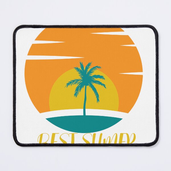 Item preview, BEST SUMMER- PALM TREES designed and sold by BLACK DESIGNER⭐⭐⭐⭐⭐.
