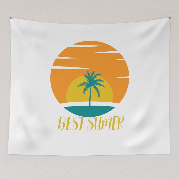 Item preview,  BEST SUMMER- PALM TREES designed and sold by BLACK DESIGNER⭐⭐⭐⭐⭐.