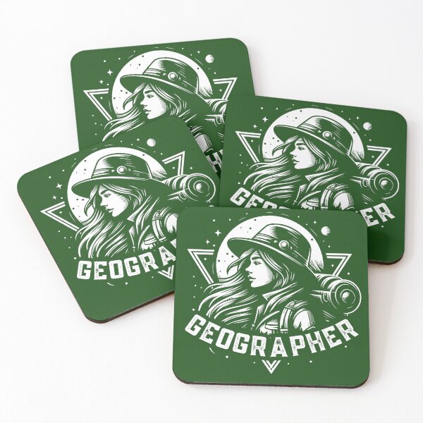 Item preview, Woman Geographer designed and sold by GeoArtAdventure.