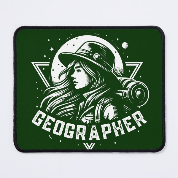 Item preview, Woman Geographer designed and sold by GeoArtAdventure.