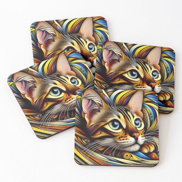 Item preview, Bengal Odyssey: Artistic Symphony designed and sold by BastKittyStore.